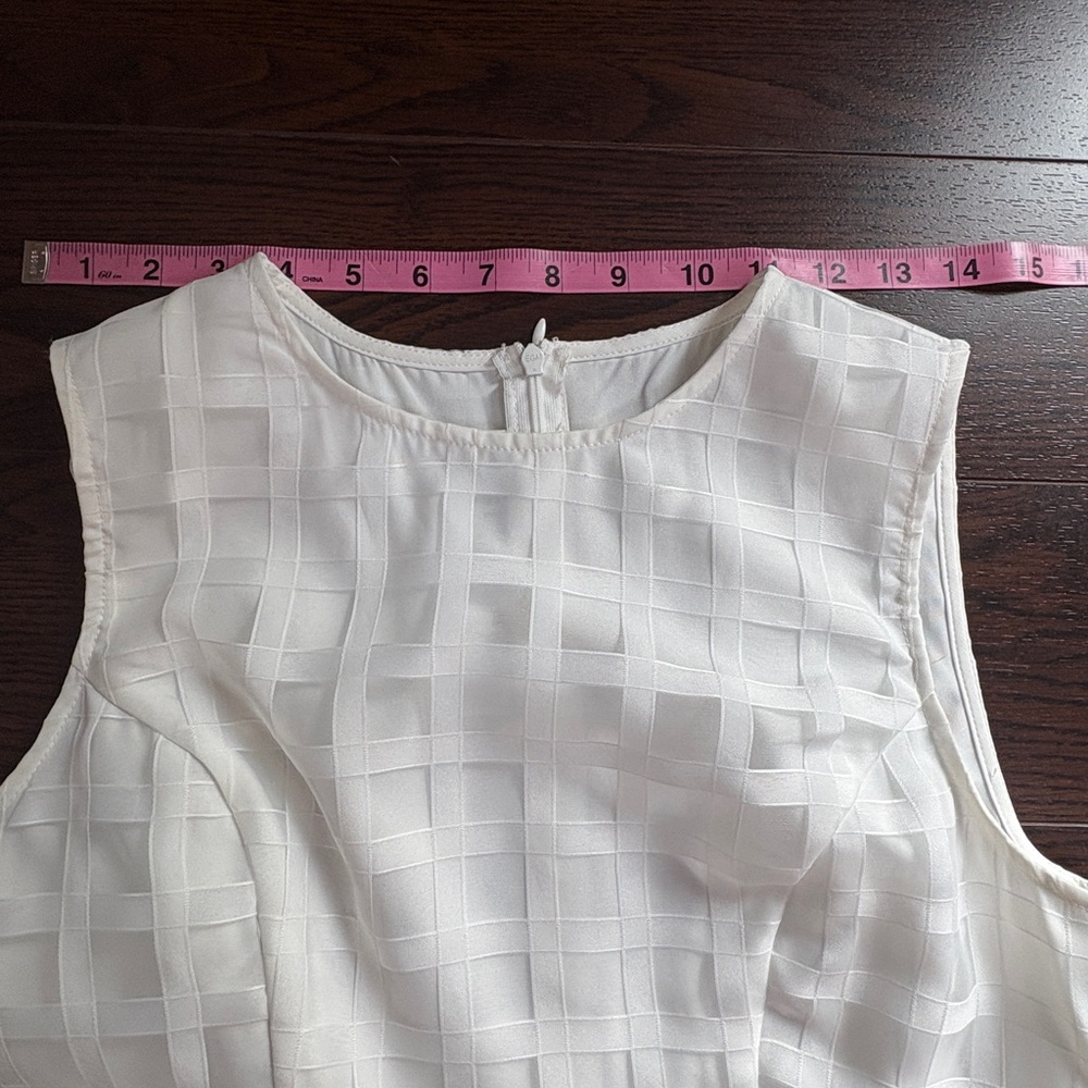 JJs House White Checkered Midi Dress - Picture 4 of 10